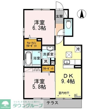 park wisteriaの物件間取画像